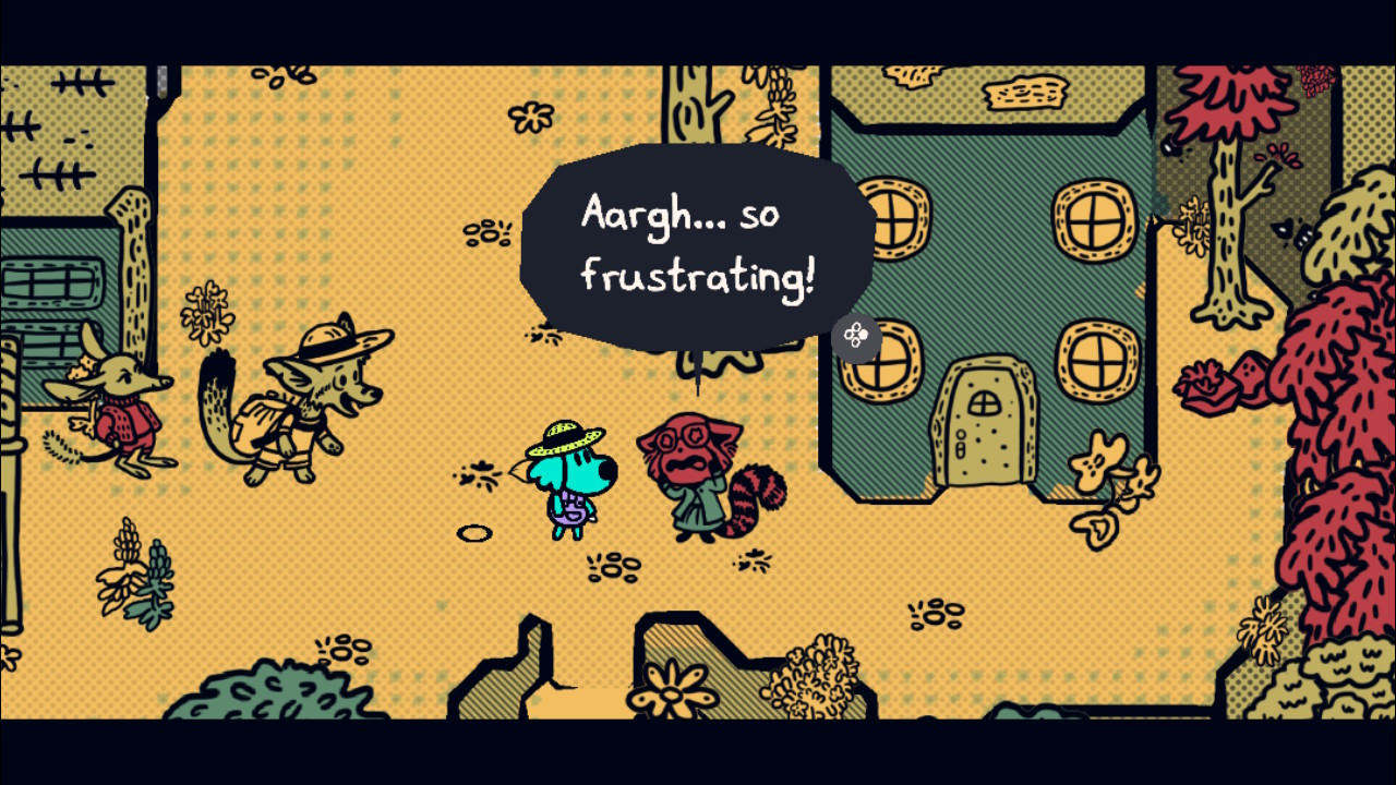 A red panda is saying βAargh... so frustrating!β